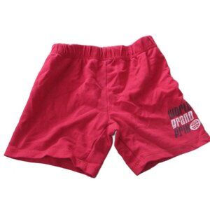 Disney Pull On Shorts Toddler Boys Size 18M Red Elastic World Grand Prix Bottoms